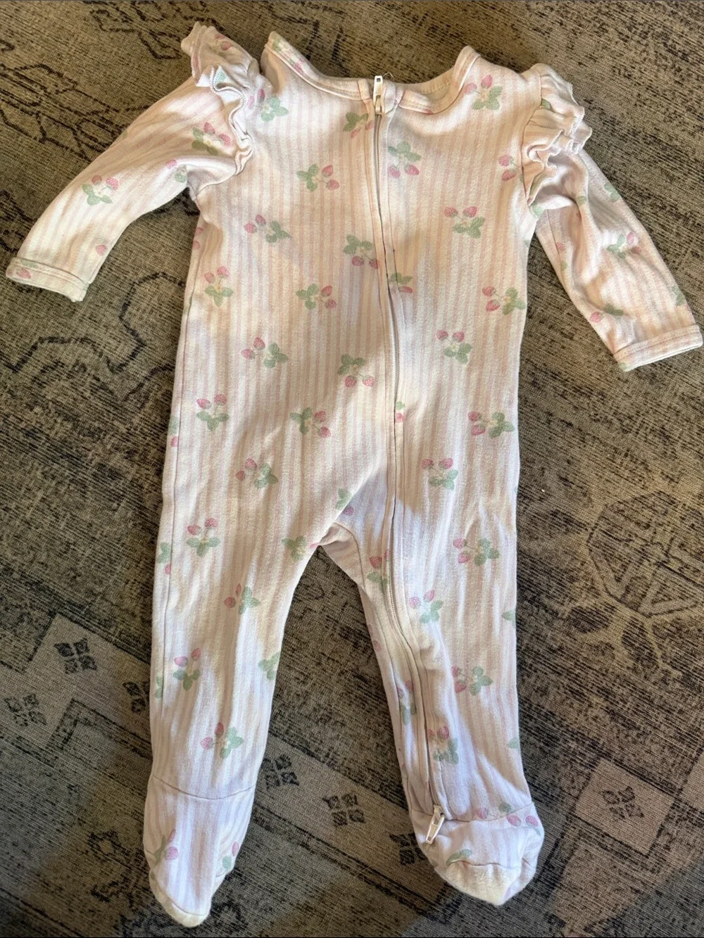 Bundle Of Baby Girls' Sleepwear Footed Sleepers And 2 Nightgowns